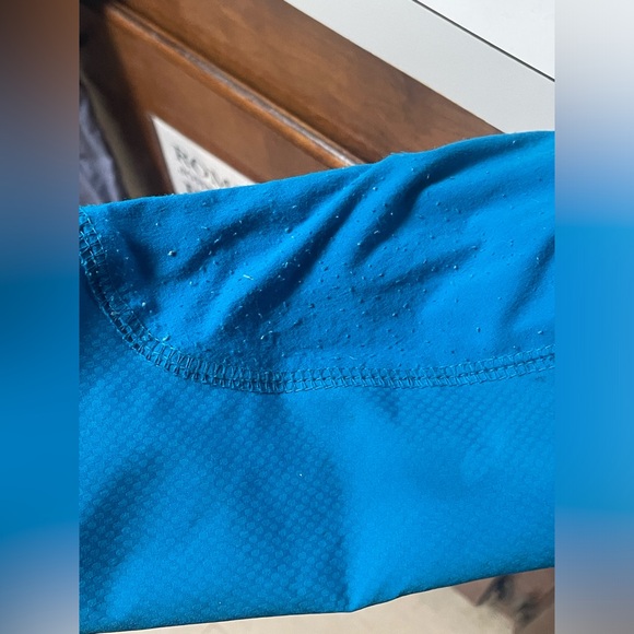 Women’s Columbia Blue Hooded Rain Jacket, XS - Picture 11 of 13